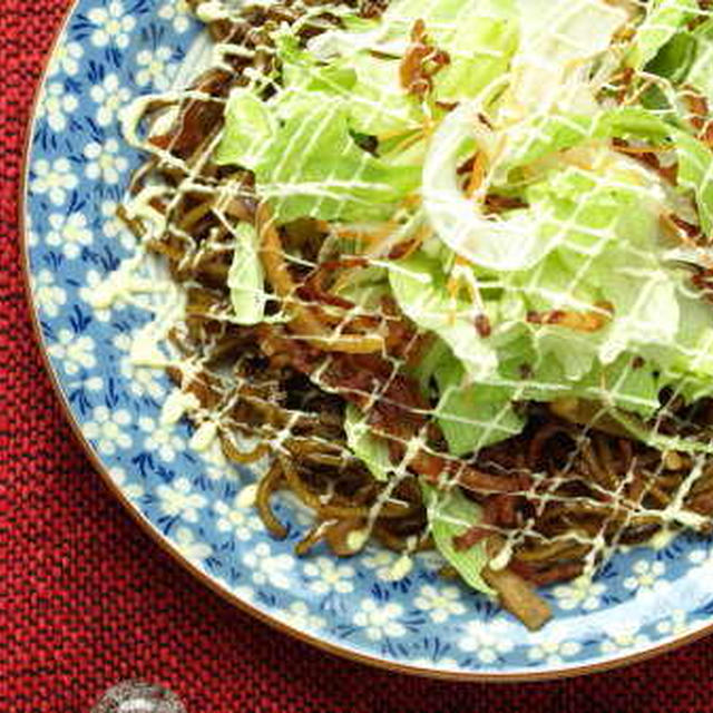 焼きそばサラダ　、　富士宮焼きそば