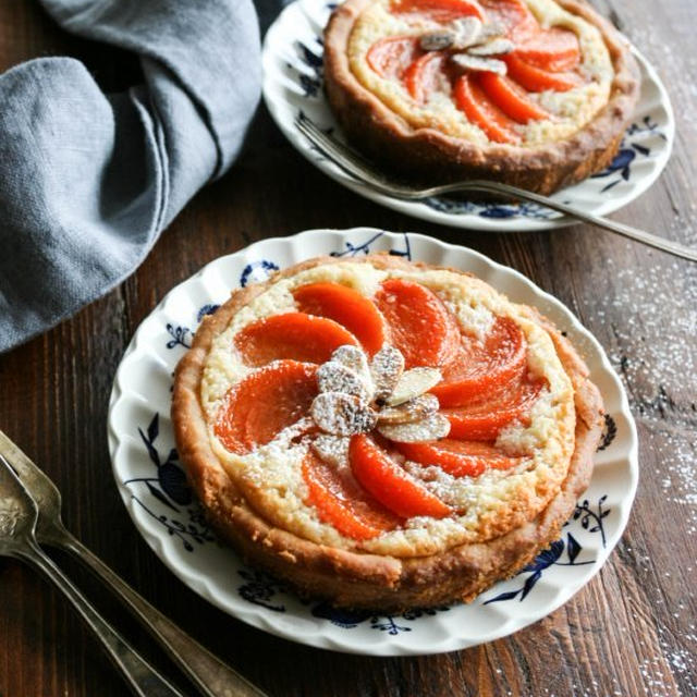 Persimmon Almond Tart柿アーモンドタルト
