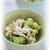 ブロッコリーのホタテ醤油蒸し。　と朝御飯。