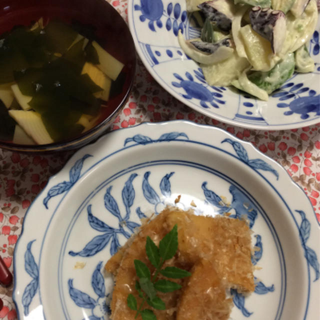 ４月第1週の教室、たけのこ尽くしではなく