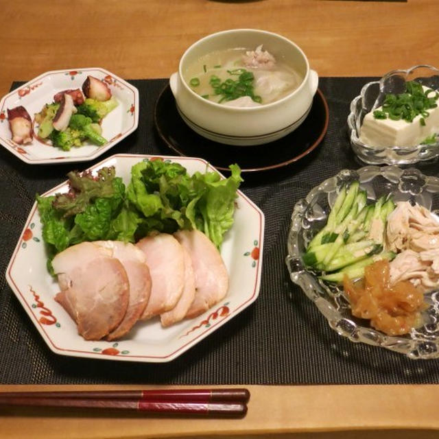 MIKAGEYAの焼き豚でありあわせの晩ご飯♪　と　”ブラシの木”