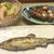 鮎の塩焼きと晩ごはん献立
