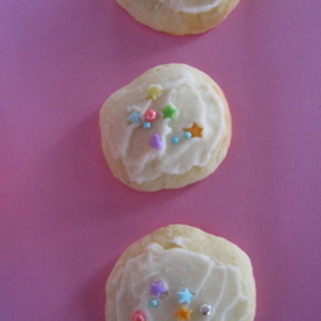 Soft Frosted Sugar Cookies アメリカンなソフトシュガークッキー