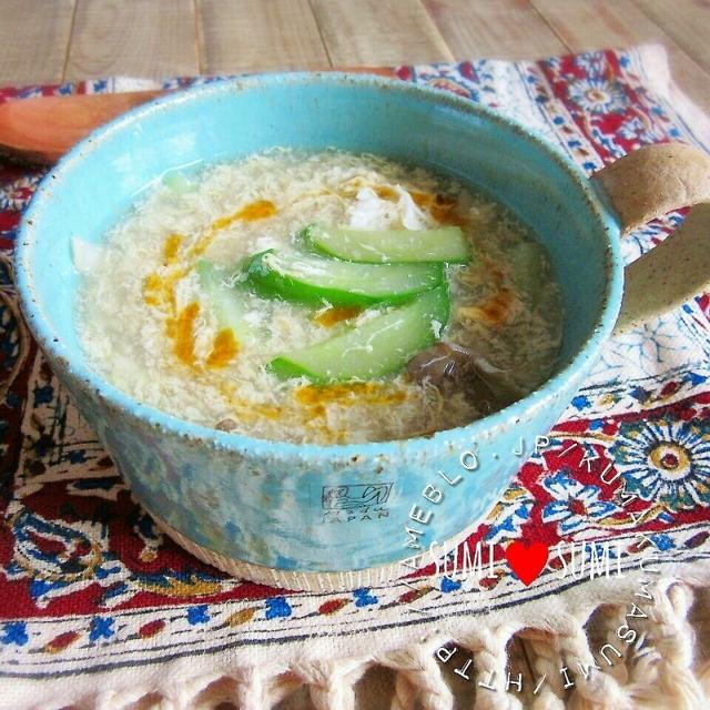 夏でも温活 きゅうりと卵の中華スープ By Sumisumiさん レシピブログ 料理ブログのレシピ満載