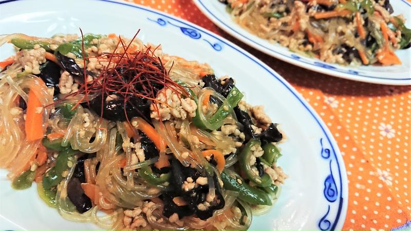 【レシピ】ピーマン嫌いの息子もペロッと【春雨と豚ひき肉の中華炒め】#フライパン１つ#ご飯がススム