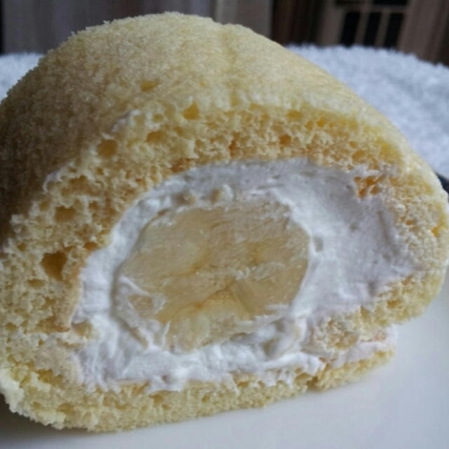 おやつ！ バナナロールケーキ