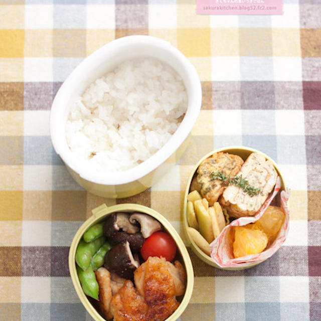 お弁当『鶏の焦がし醤油バター』