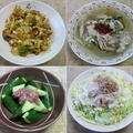 久しぶりの繊キャベツ、他：野菜食日記[301]-[304]