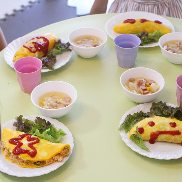子どもの食育料理教室♪オムライスレッスン＠青空キッチン