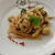 パスタ☆牡蠣とたっぷりきのこのサフランクリーム煮込み　