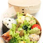 わかめとじゃこのおにぎり弁当　自分用
