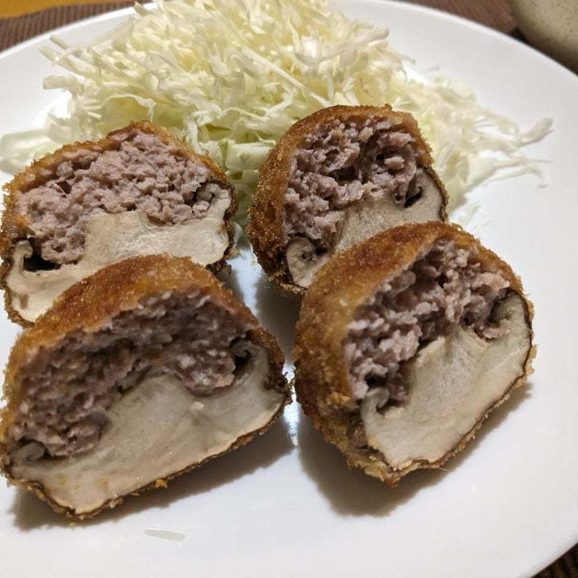 おうちごはん　〜肉厚しいたけのフライ〜