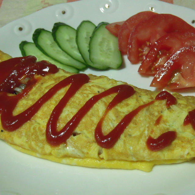 オムレツ・野菜フルブラ入り