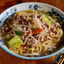 【フライパン一つでスパゲティ】味噌ラーメン風スープスパゲティ