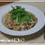 昨日の昼ごはんと晩ごはん。　～レシピは『ベーコンとレンコンのスパゲティ』です～