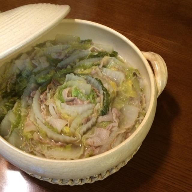 白菜と豚バラのお鍋