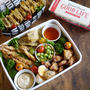 行楽弁当｜お花見弁当｜ギャザリング｜ポットラック｜オススメお弁当グッズ｜野田琺瑯弁当｜【キーマカレーのホットサンド】
