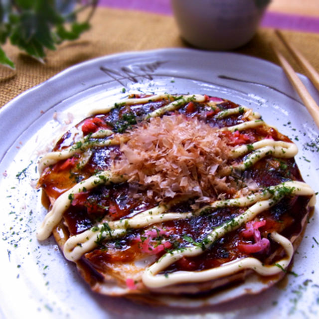 糖質制限! 車麩のお好み焼き風