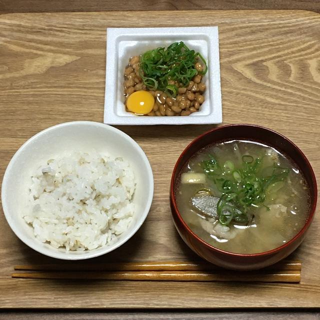 朝のみそ汁で温活始めました♪