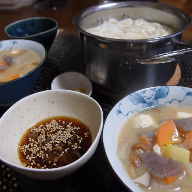 釜揚げうどんな朝ごはん