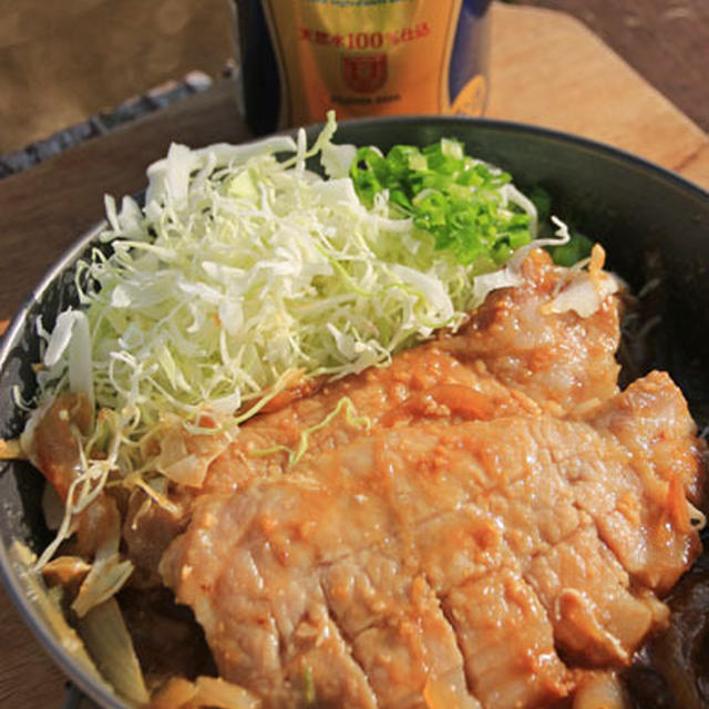 肉汁滴る！はちみつ味噌トンテキ