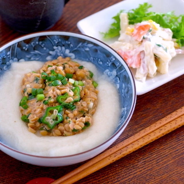 できたてのお餅で納豆もち☆ランチ３食！