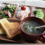 野菜たっぷり朝ごはん