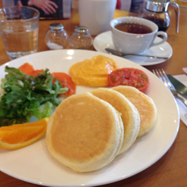 ビーンズカフェのふわふわパンケーキ