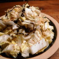 白菜と塩昆布のサラダ