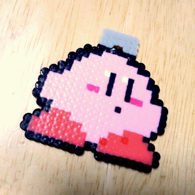ハンドメイド☆ミニミニアイロンビーズで星のカービィ2体目
