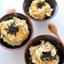 娘が作ってくれた親子丼＊