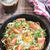パリパリ食感が美味しい♪めんたいマヨ焼きパスタ