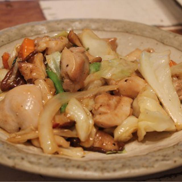 銭湯デートに限る／【recipe】鶏肉と野菜の中華炒め