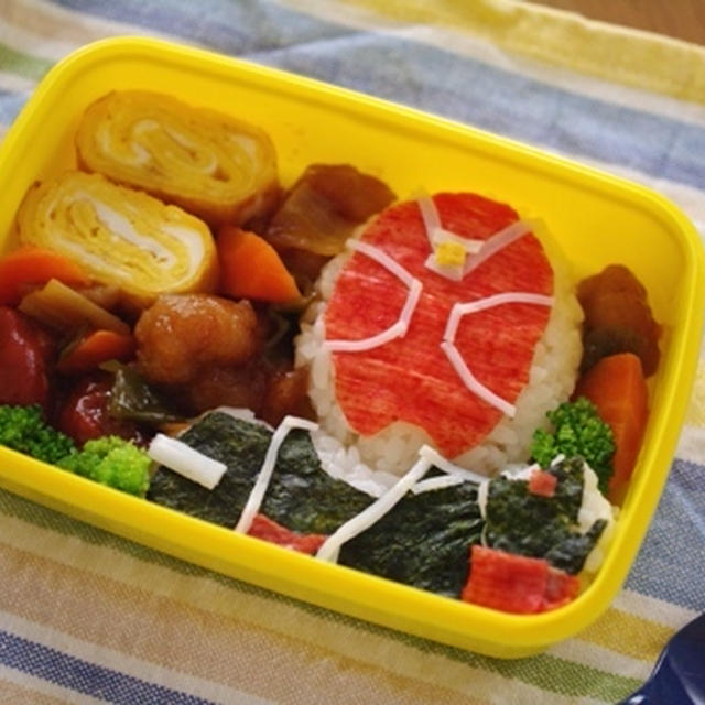 仮面ライダーウィザードのキャラ弁当