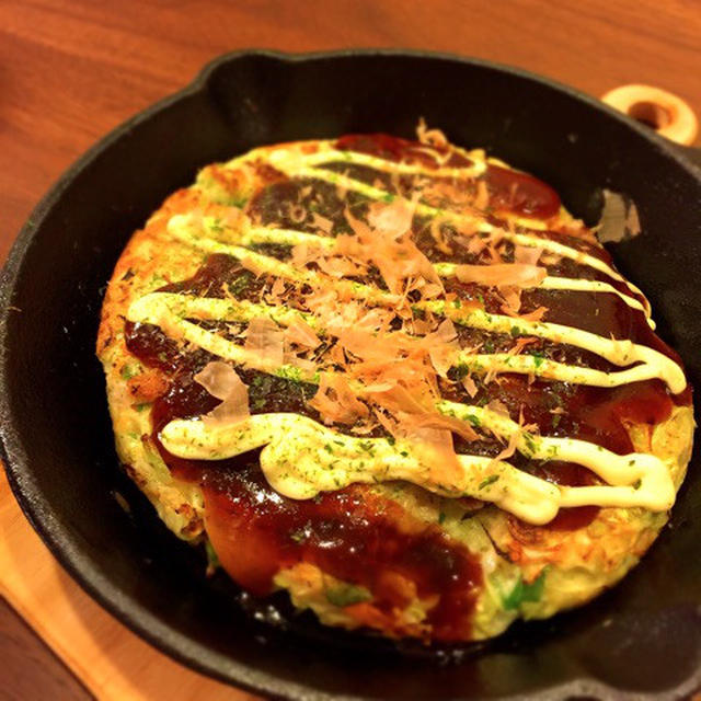にんじんたっぷりお好み焼き♡収穫フルーツで酵素作り