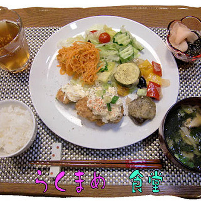 今日は手抜きじゃない「チキン南蛮」を・・・。(^^ゞ