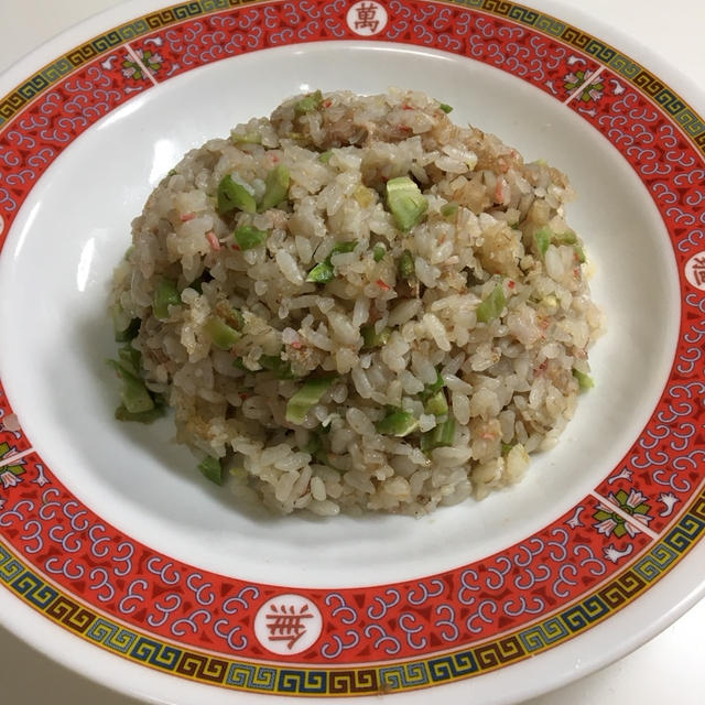 いさだ醤油の、カニカマ炒飯