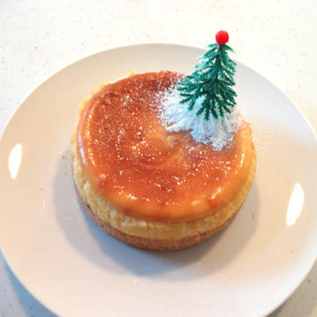 チーズケーキ☆クリスマスデコ♪