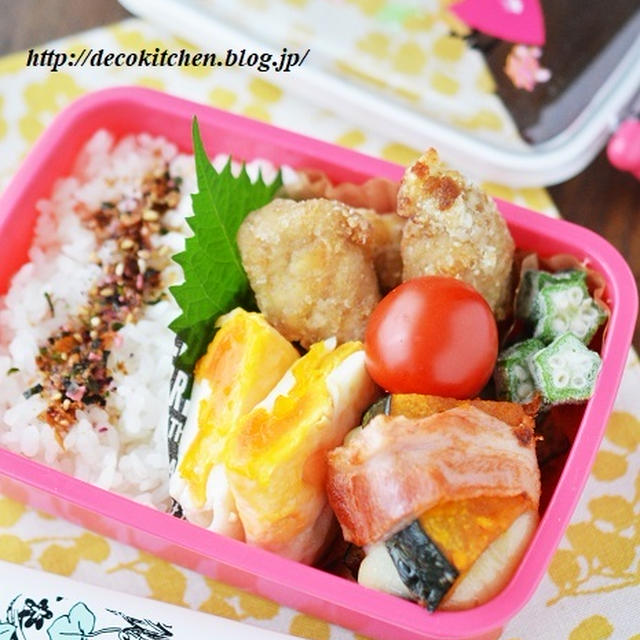 久しぶりの姉さん弁当は「鶏むね肉のスパイシー唐揚げ」（←揚げ焼きですけど）がメインでした。