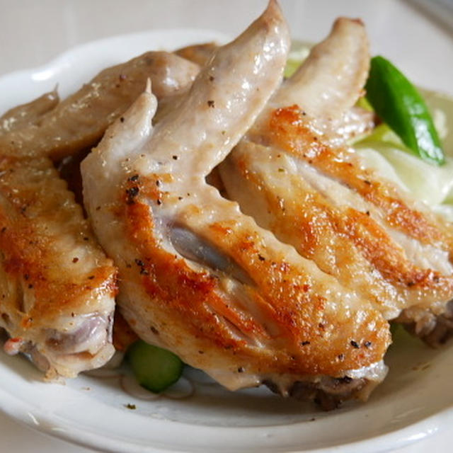手羽先のレモン塩焼き
