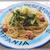 白菜とソーセージのパスタ&母の漬物