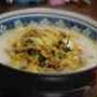 豆乳スープの卵麺