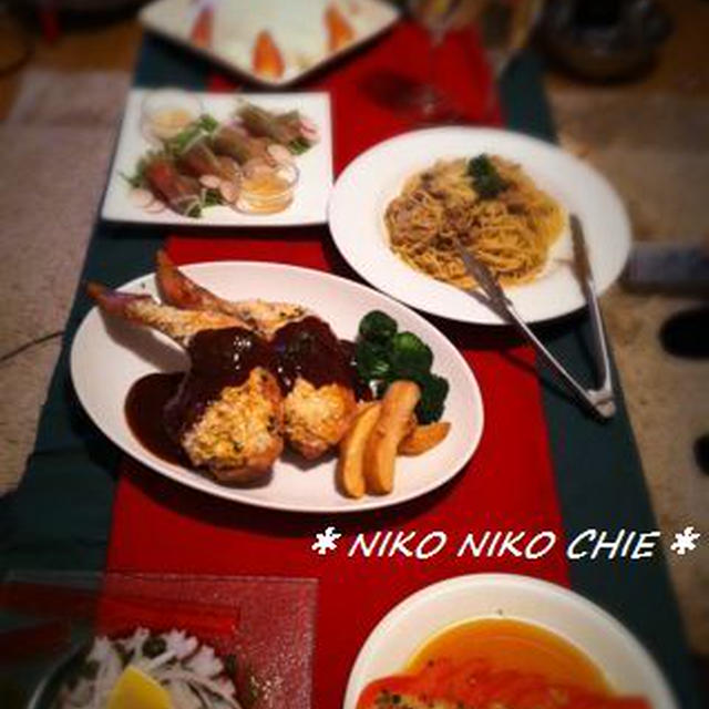 我が家でクリスマスディナー