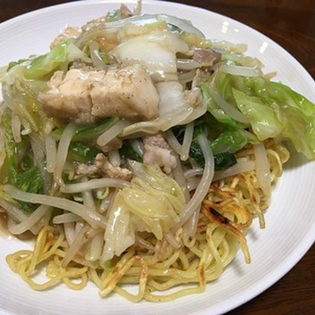 「あんかけ焼きそば」のリベンジ