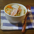 白菜とベーコン 根野菜の“おかずスープ”