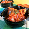 圧力鍋でつくる鶏肉団子のトマト煮込みは丸ごとキャベツ入りレシピ