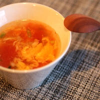 BRITAの美味しい水で〜トマトのかき玉スープ