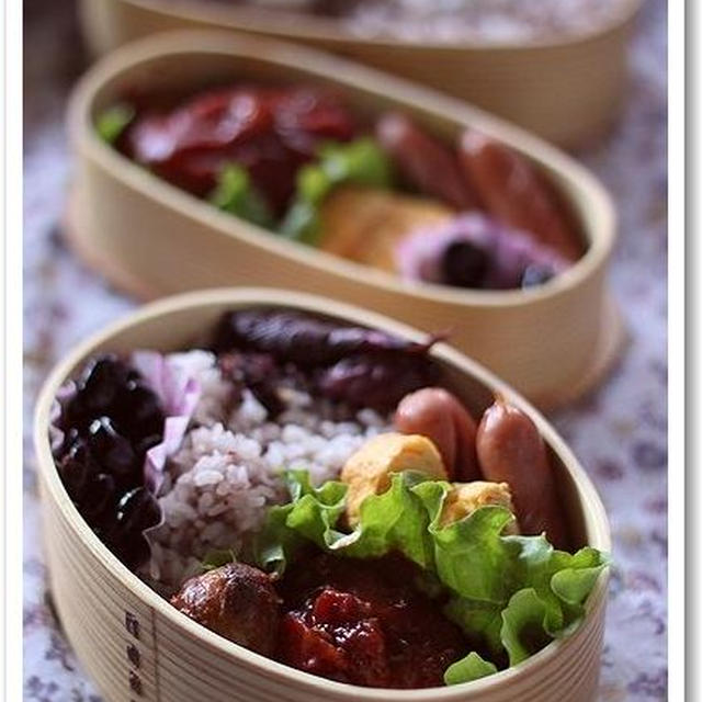 トマト煮込みハンバーグ弁当