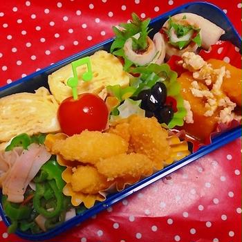 5.21中二男子お弁当♪