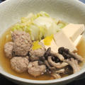 長芋入り肉団子と白菜のスープ煮